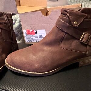 Clarks Brown Ankle Boots